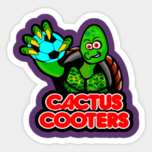 Cactusball: Cactus Cooters Sticker